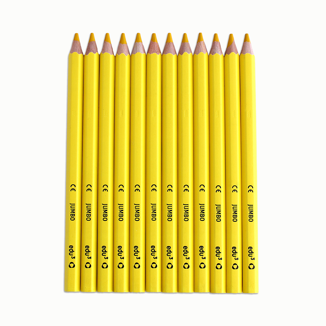 Jumbo Hex, 12 Stifte, blau Gelb
