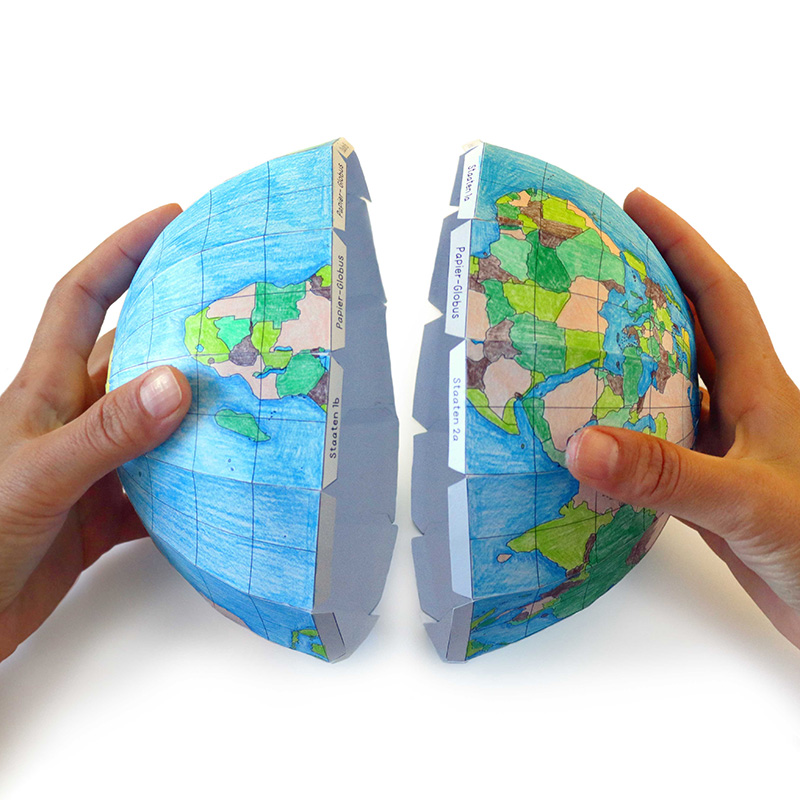 Kleiner Papier-Globus Kleiner Papier-Globus