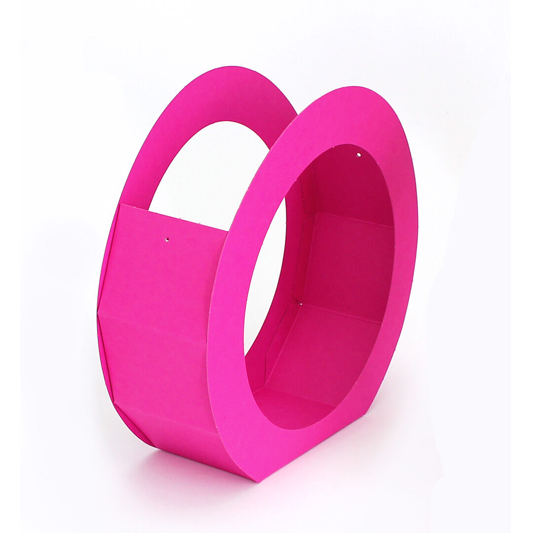 Runde Laternen, weiß Pink