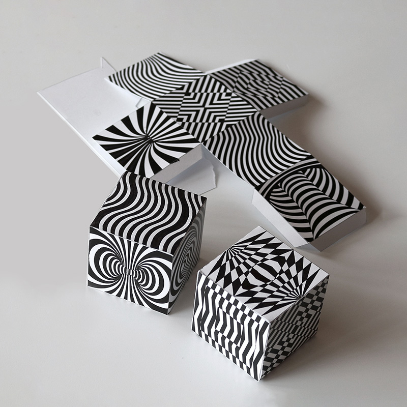 Op-Art - Würfel