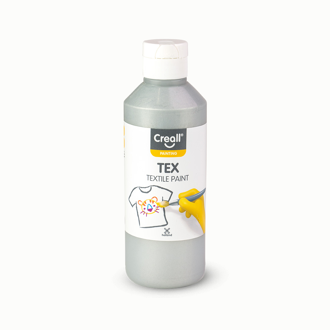 Stoffmalfarbe 250 ml, rosa Silber