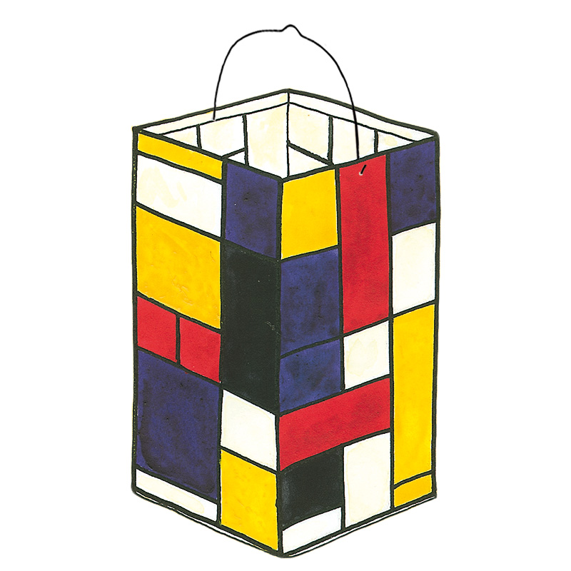 Mondrian-Laterne