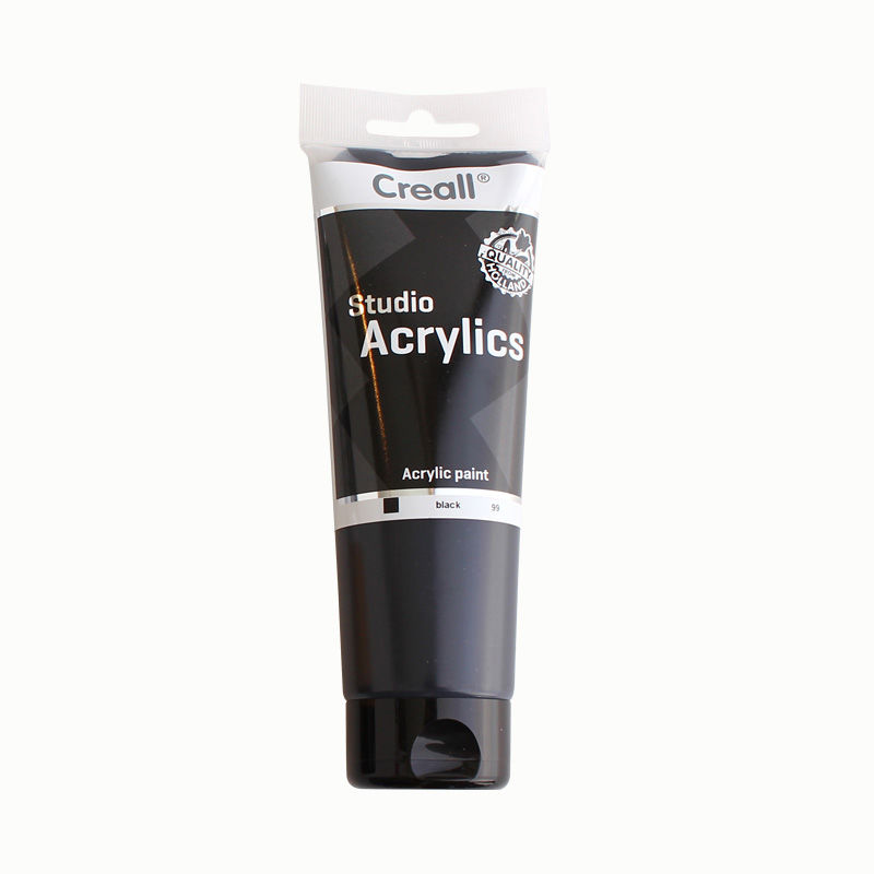 Acrylfarbe, 250 ml Tube, violett Schwarz