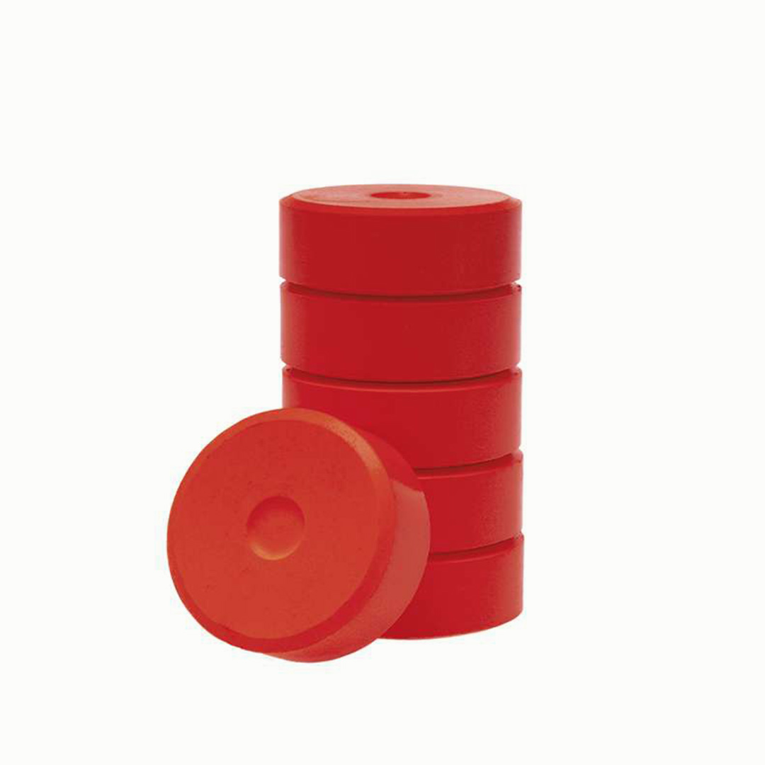 Tempera-Pucks 55 mm, 6er Pack, mittelblau Rot
