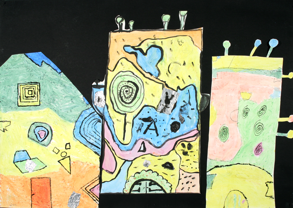 Hundertwasser-Häuser von Lea, Fabian und Torn (9)