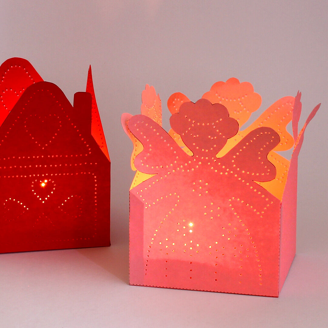 Pin-Prick Christmas Lanterns