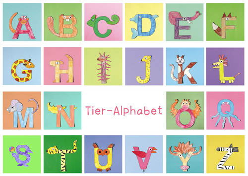 Tier-Alphabet - Anleitung