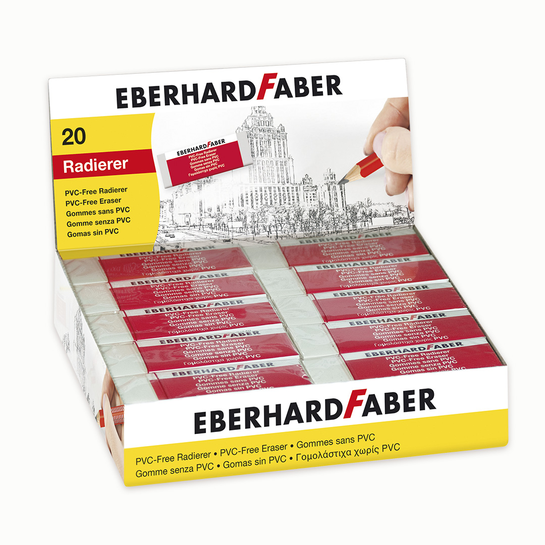 Radierer, weiß, 20 Stück