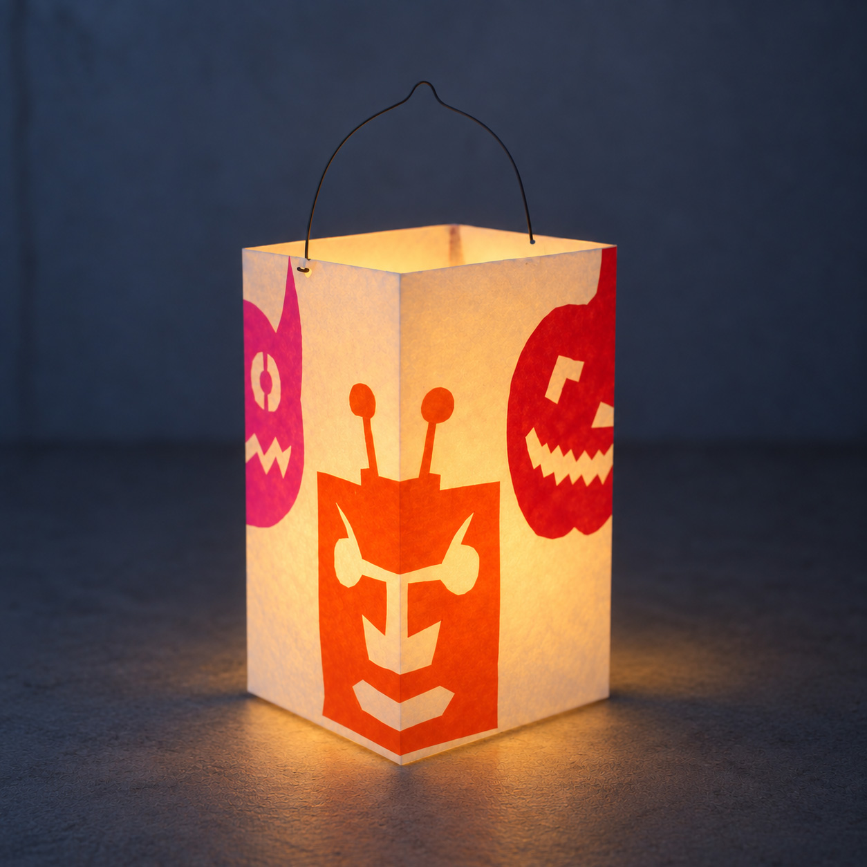 Grusel-Laterne – lustige Monster für Halloween