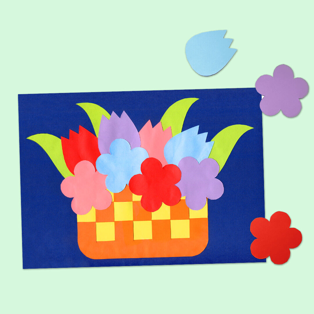 Blumen-Flechtkorb PDF