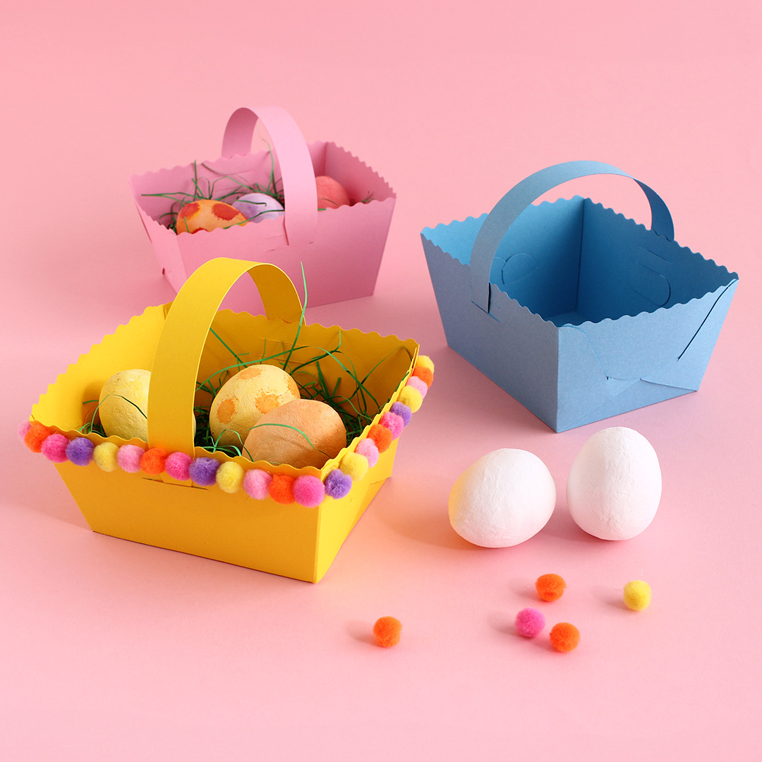 Bunte Henkelkörbchen, 20 Stück