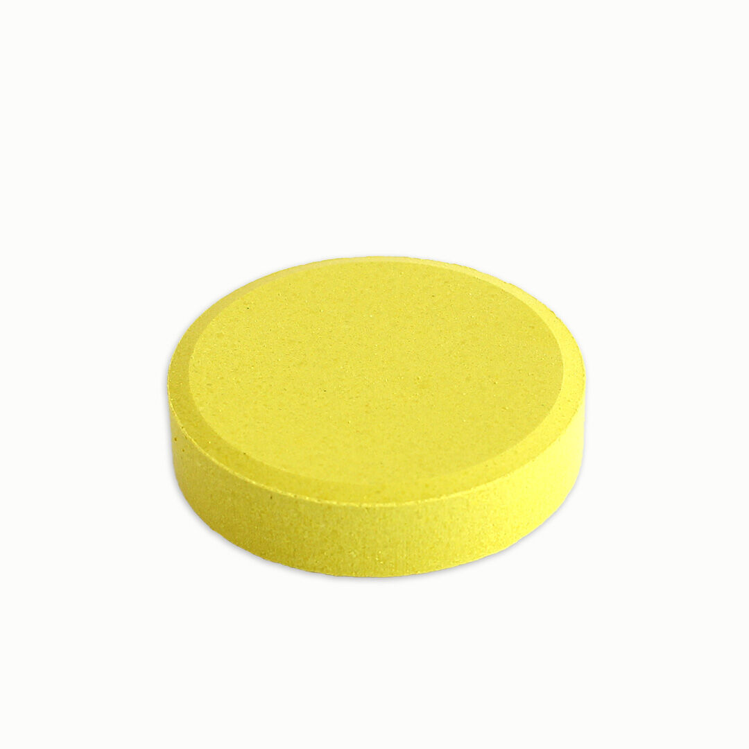 Tempera-Puck 55 mm, weiß Zitron