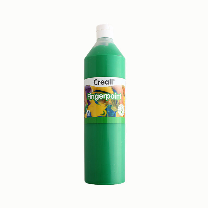 Fingerfarbe, 750ml Flasche, schwarz Grün