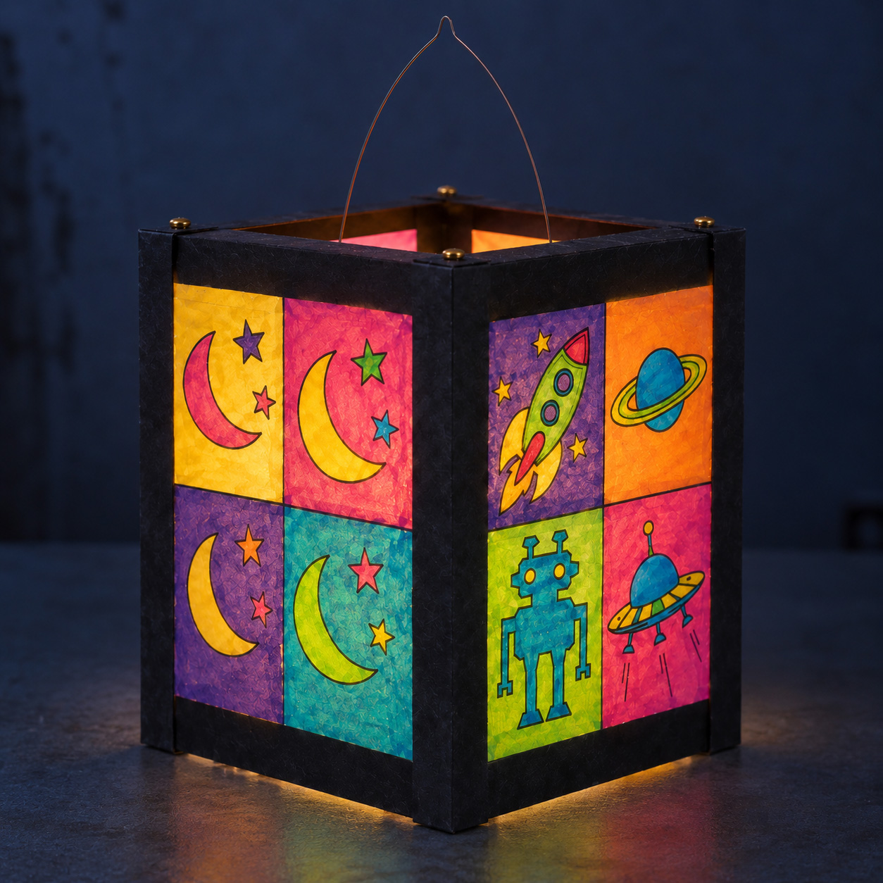 Coole Pop-Art-Laterne nach Andy Warhol basteln