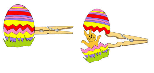 Anleitung - Eier-Hase basteln
