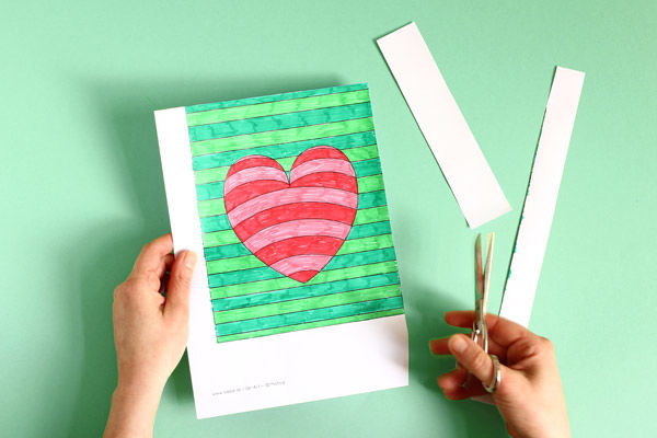 Anleitung: Karton-Laterne mit Op-Art 3D Motiven basteln
