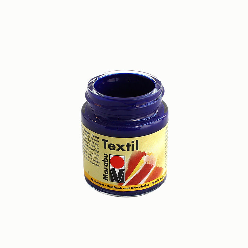Stoffmalfarbe 50 ml, kirschrot Dunkelblau
