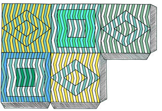 Op-Art Gruppenarbeit