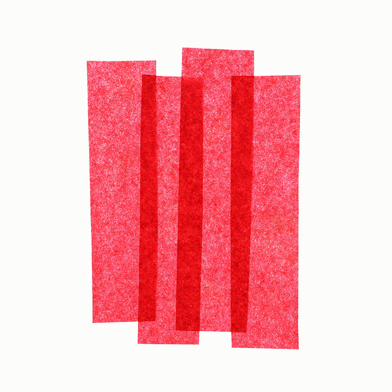 Seidenpapier, 50 x 70 cm, 26 Bogen, blau Rot