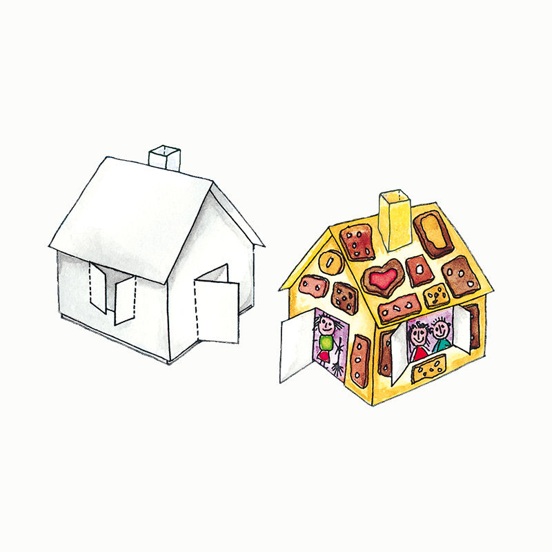 Hexenhaus, 1 Haus