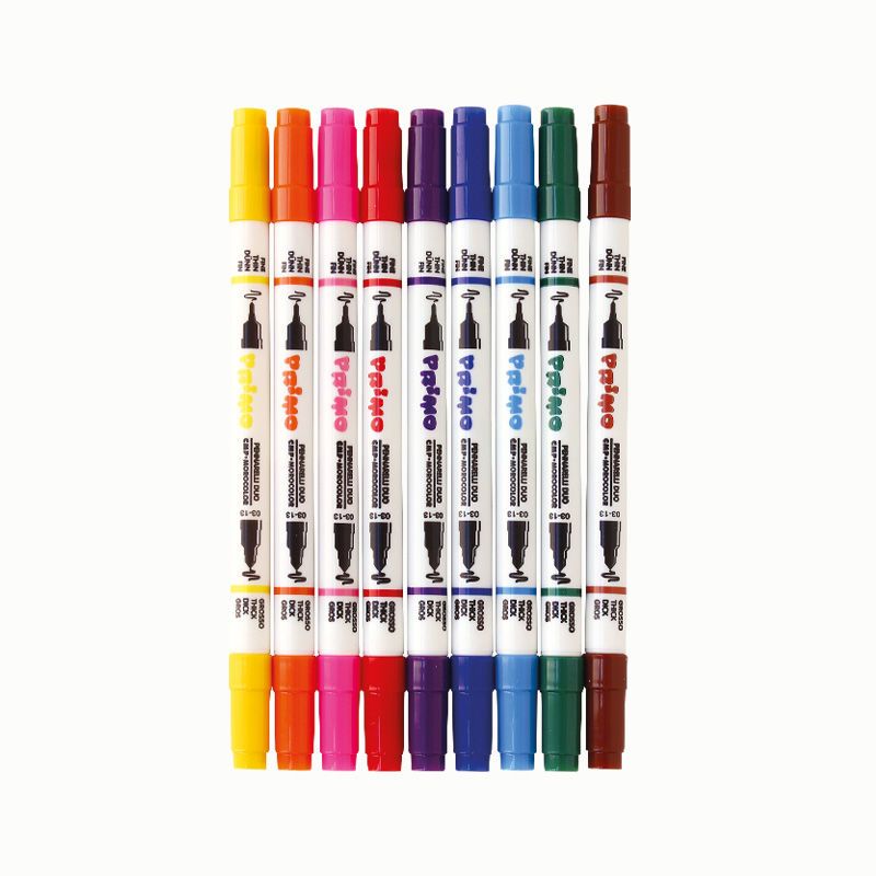 Fasermaler Doppelspitze Kinder malen Schule