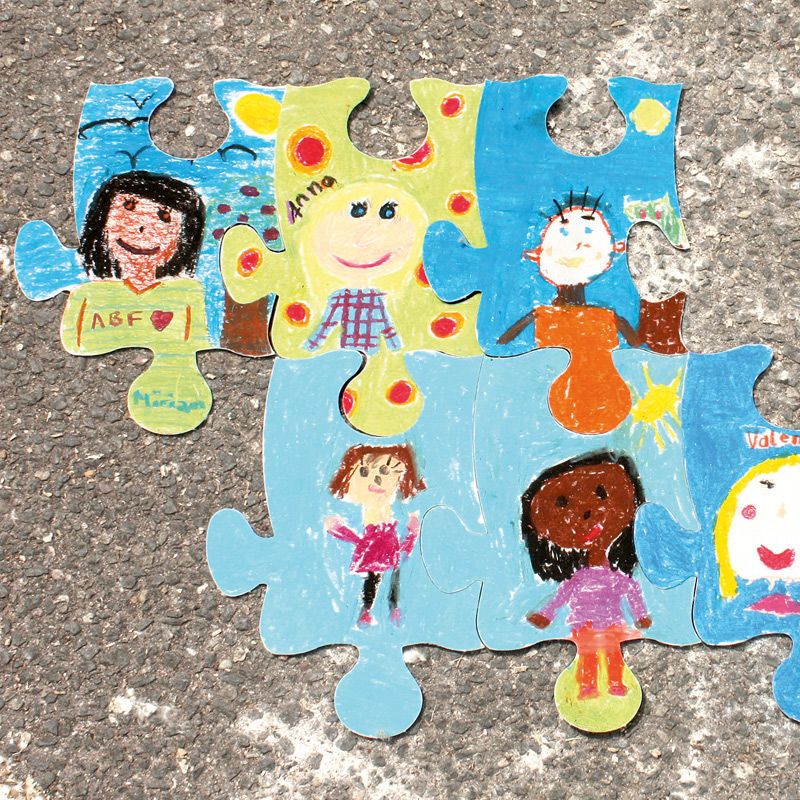 Ich und Wir Puzzle Kinder zum Kennenlernen